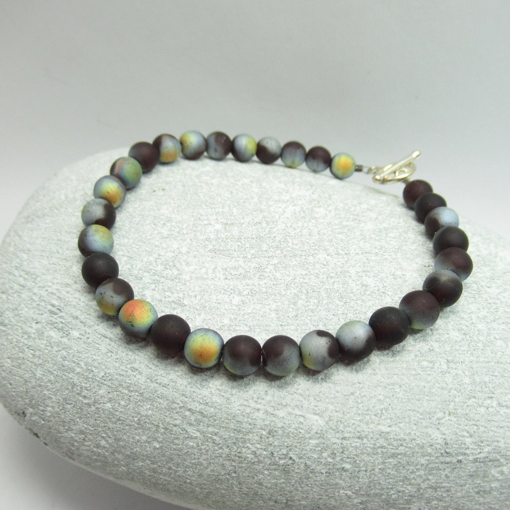 Czech Glass Druk Bracelet 25$